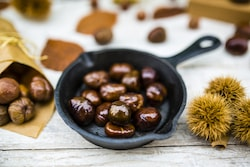 Sauté de châtaigne et potimarron Sauté de châtaigne et potimarron