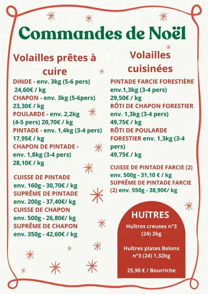 Précommande de Noël 2025